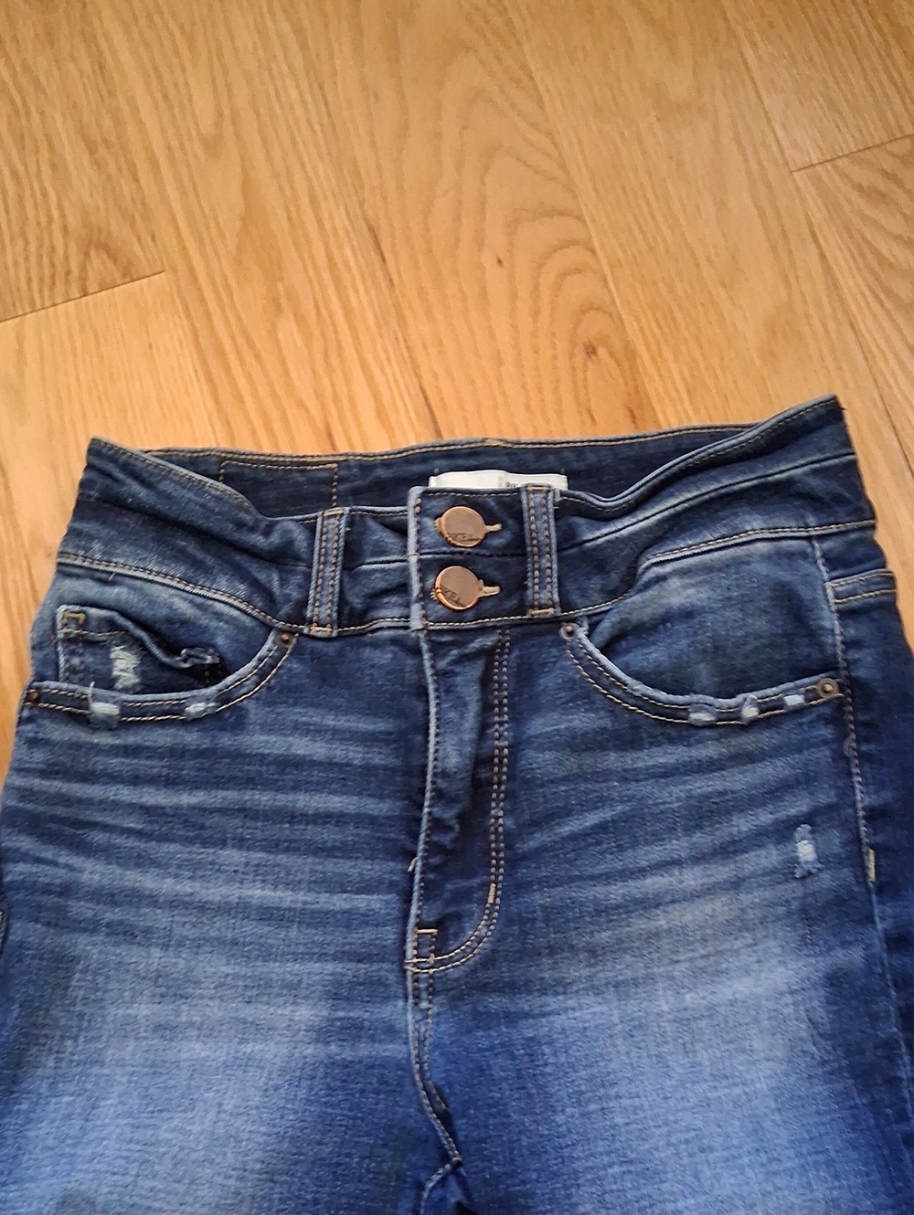 BKE Billie Distressed Slim Fit, High Rise, Skinny Jeans, Size 27 - Picture 5 of 10